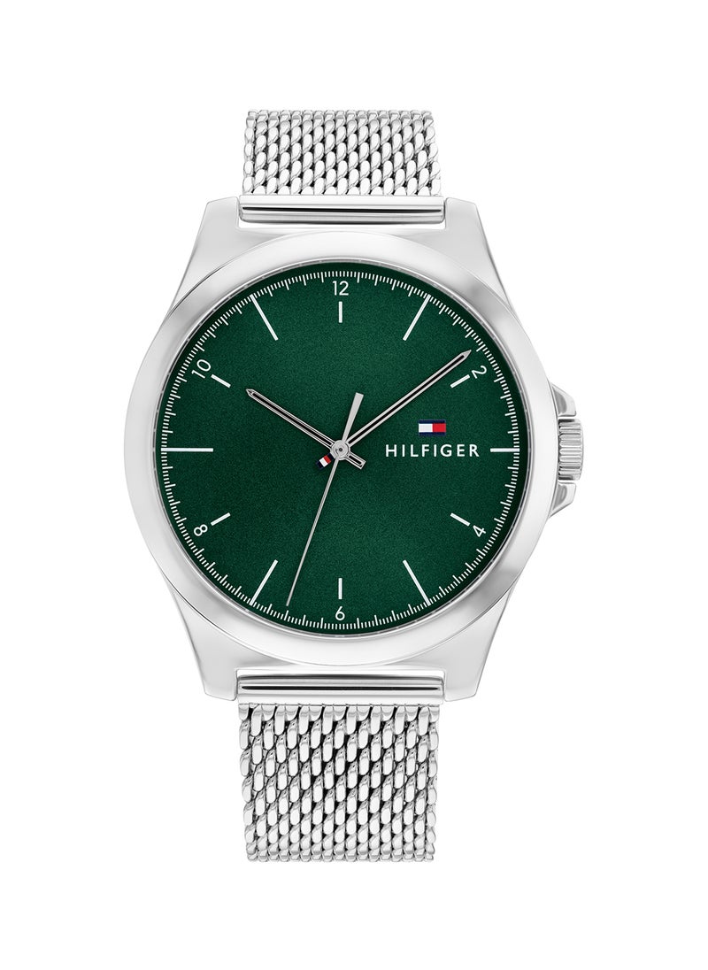 TOMMY HILFIGER Men's Analog Round Shape Stainless Steel Wrist Watch 1710548 - 42 Mm  - Image 2