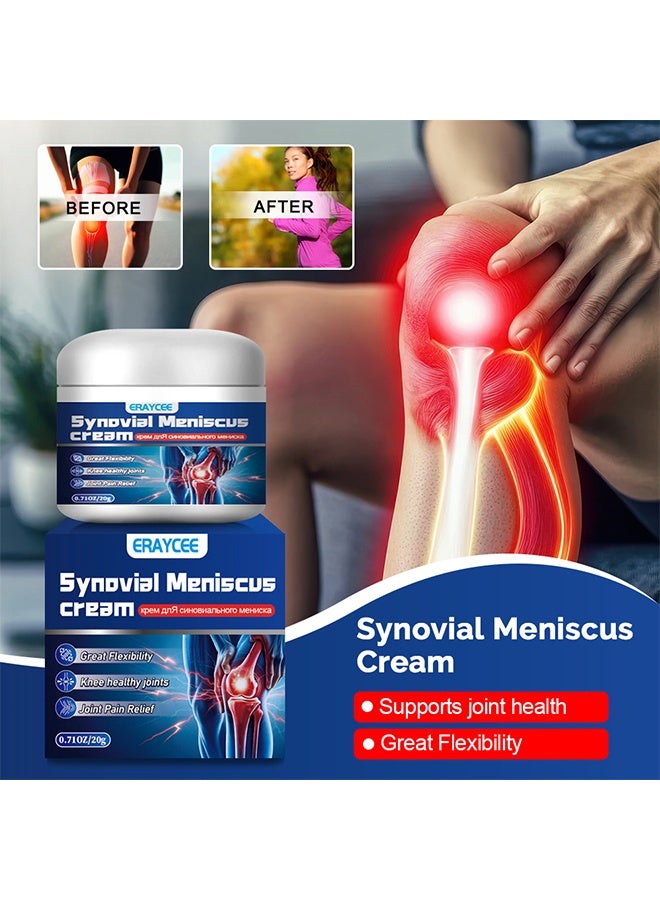 ERAYCEE Synovial Meniscus Cream, Pain Relief Ointment, Promote Mobility And Flexibility, Support Joint Health, Encourage Joint Strength And Density, 20G - Image 2