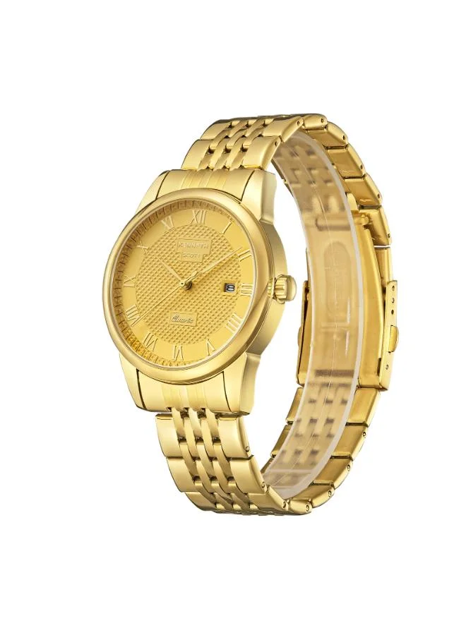 KENNETH SCOTT Men's Stainless Steel Analog Watch K23030-GBGC - 40x49 mm