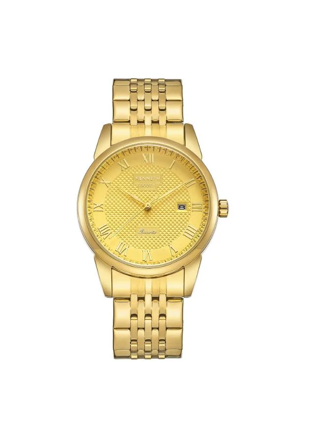 KENNETH SCOTT Men's Stainless Steel Analog Watch K23030-GBGC - 40x49 mm