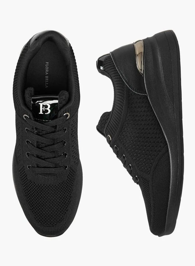 Flora Bella By Shoexpress Panelled Lace-Up Sneakers