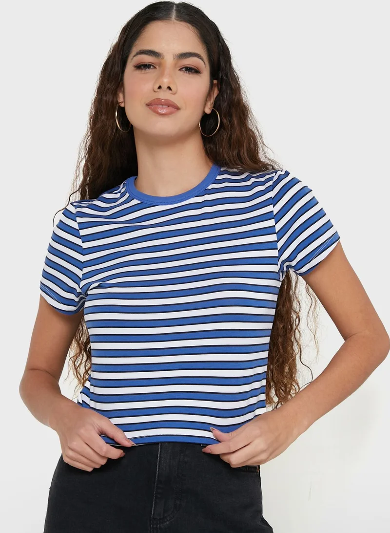 Topshop Petite Striped T-Shirt