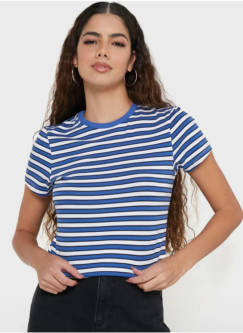 Topshop Petite Striped T-Shirt