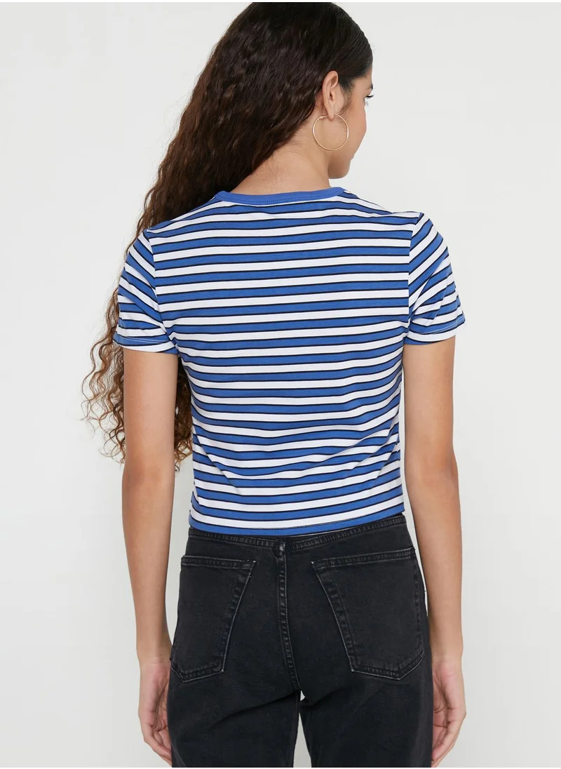 Topshop Petite Striped T-Shirt