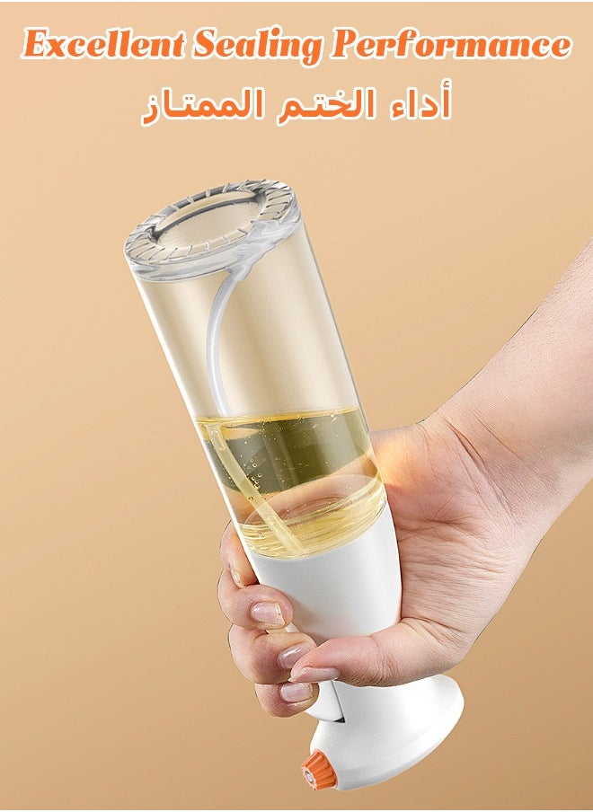 MITOYO - Olive Oil Sprayer - Oil Dispenser - Glass Bottle with Two Nozzles - Kitchen Cooking Tools for Air Fryer, BBQ, Salad, Baking - 230 ml - Image 1