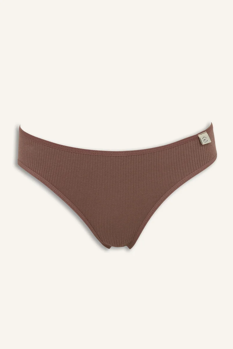 Defacto  Ribbed 3 Pack Brief Panties for Women | Best Price UAE