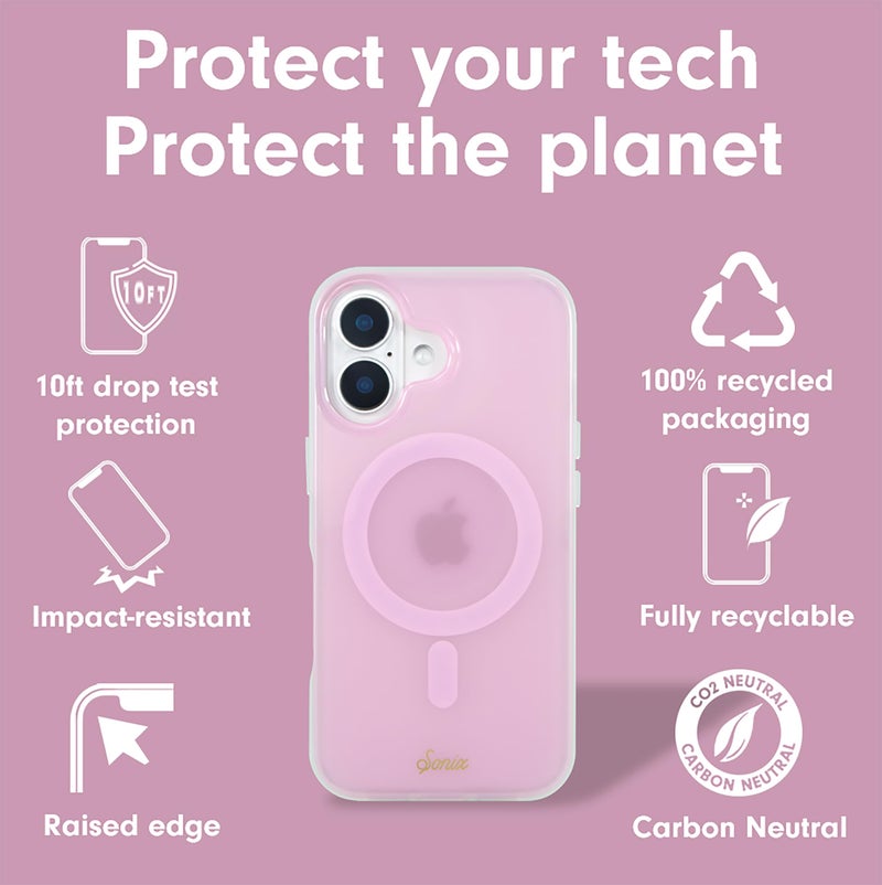 Sonix Case for iPhone 17 | Compatible with MagSafe | 10ft Drop Tested | Jelly Pink - Image 5