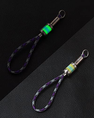 RovyVon Firefly Pro Aurora Borealis Keychain Fluorescent Paracord Beads Glow in the Dark EDC Lanyard Beads for Keychain Hand Tools Pendant Flashlights Bracelet - Image 3