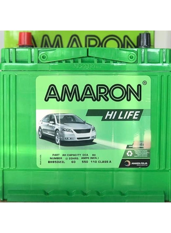Amaron Car Battery 12V 60AH 55D23L/85D23L - Image 2