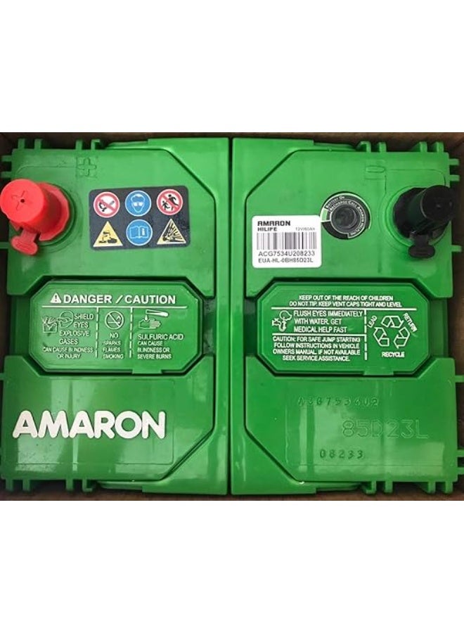 Amaron Car Battery 12V 60AH 55D23L/85D23L - Image 3