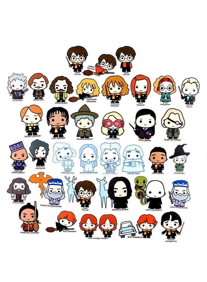 CONQUEST Conquest Journals Harry Potter Chibi Vinyl Decal Stickers, Set of Unique Sticker Decals, 5 Holograms, Waterproof, UV & Scratch Resistant, Great for Gadgets, Officially Licensed (White Vinyl, 60-Pack) - Image 4