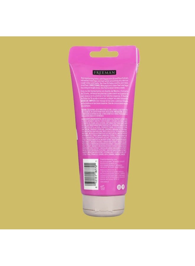 Freeman Bare Foot Lotion Peppermint & Plum With Tea Tree 5.3 Ounce (156ml) (3 Pack) - Image 2