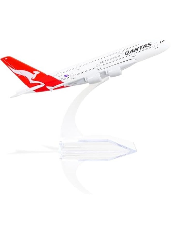 Airbus A380 Metal Plane Model 1/400 Diecast Alloy Airplane Model with Stand Classic Aviation Airplane Gifts or Collection  - Image 1