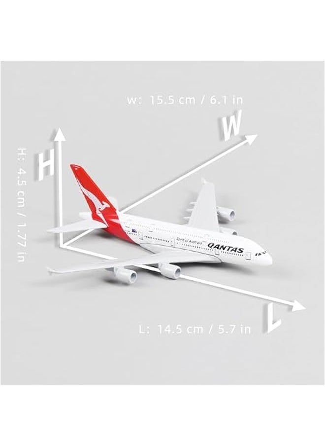Airbus A380 Metal Plane Model 1/400 Diecast Alloy Airplane Model with Stand Classic Aviation Airplane Gifts or Collection  - Image 2