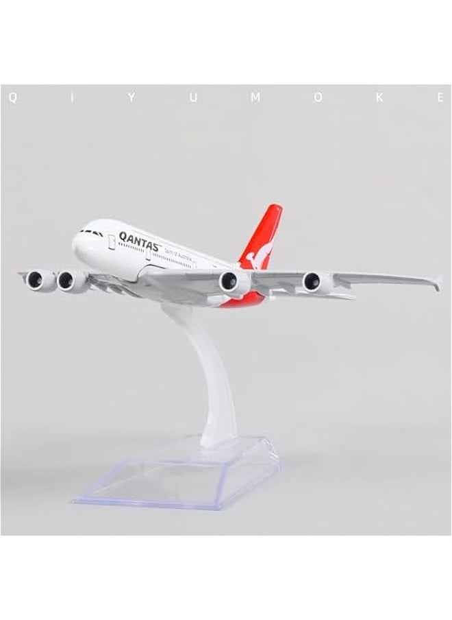 Airbus A380 Metal Plane Model 1/400 Diecast Alloy Airplane Model with Stand Classic Aviation Airplane Gifts or Collection  - Image 3