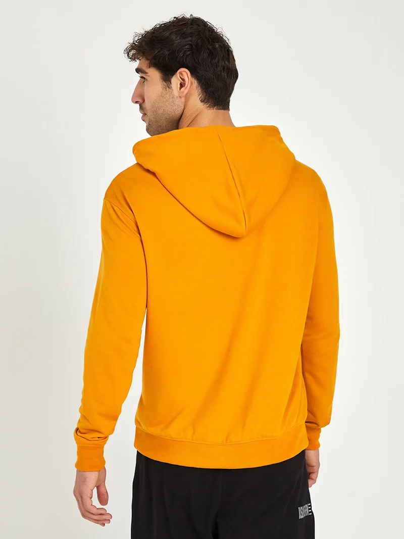 Styli HD Chest Printed Fashion Hoodie with Front Pocket