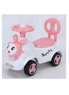 Ride-On Car White Super Car Sound Children's Ride-On Vehicle Walker