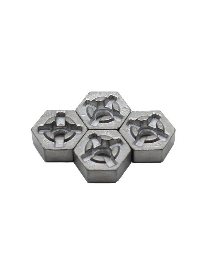 Hosim - Rc Car Aluminum Alloy Wheel Hub Hex Accessory Spare Parts 25Zj09 9125 9155 9156 Rc Car (4 Pcs) - Image 1