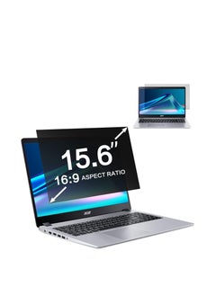 Generic شاشة خصوصية للكمبيوتر المحمول مقاس 15.6 بوصة، حماية للعين ضد وهج الضوء الأزرق ومرشح خصوصية للكمبيوتر المحمول مضاد للخدش لجميع العلامات التجارية لأجهزة الكمبيوتر المحمولة مقاس 15.6 بوصة بنسبة عرض إلى ارتفاع 16:9  - Image 1
