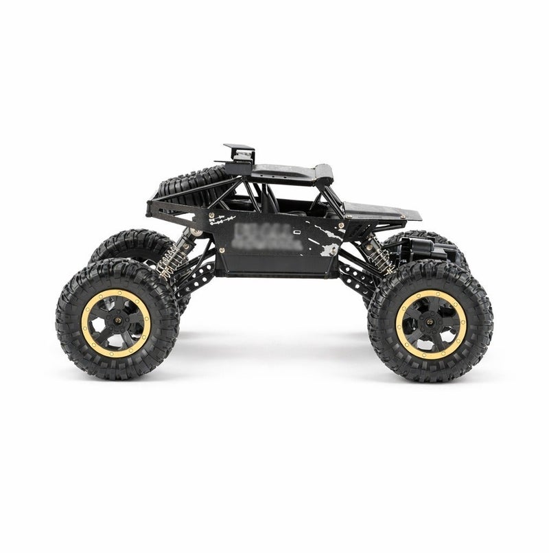 O2. Black 1:14 Alloy 4WD Off-Road Climbing Remote Control Car with 2.4GHz Controller and Rechargeable Battery - Image 3