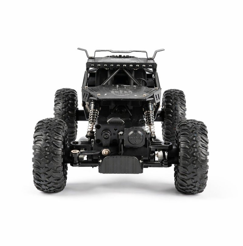 O2. Black 1:14 Alloy 4WD Off-Road Climbing Remote Control Car with 2.4GHz Controller and Rechargeable Battery - Image 4