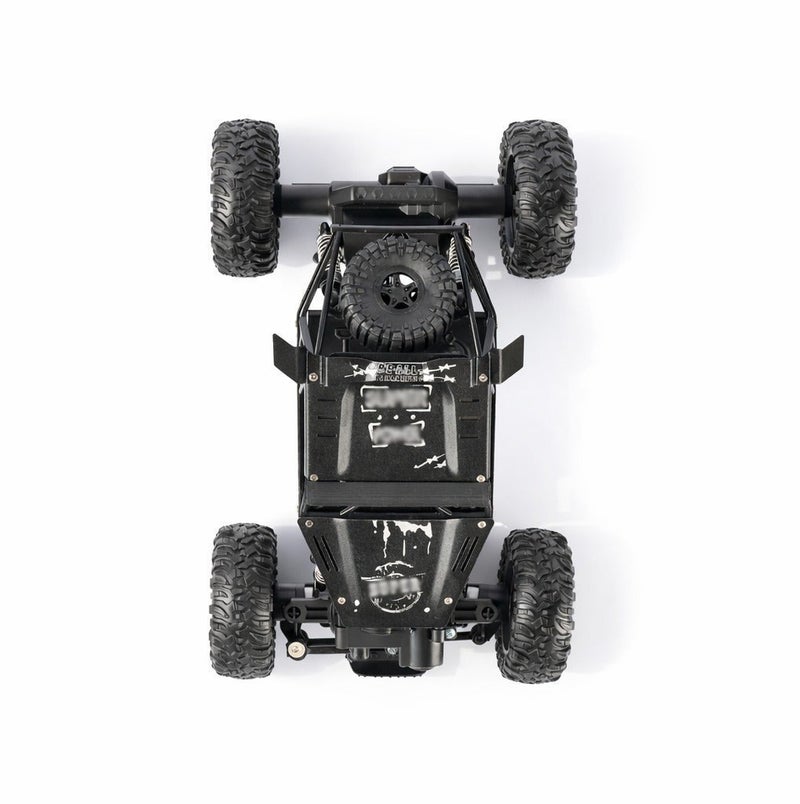 O2. Black 1:14 Alloy 4WD Off-Road Climbing Remote Control Car with 2.4GHz Controller and Rechargeable Battery - Image 5