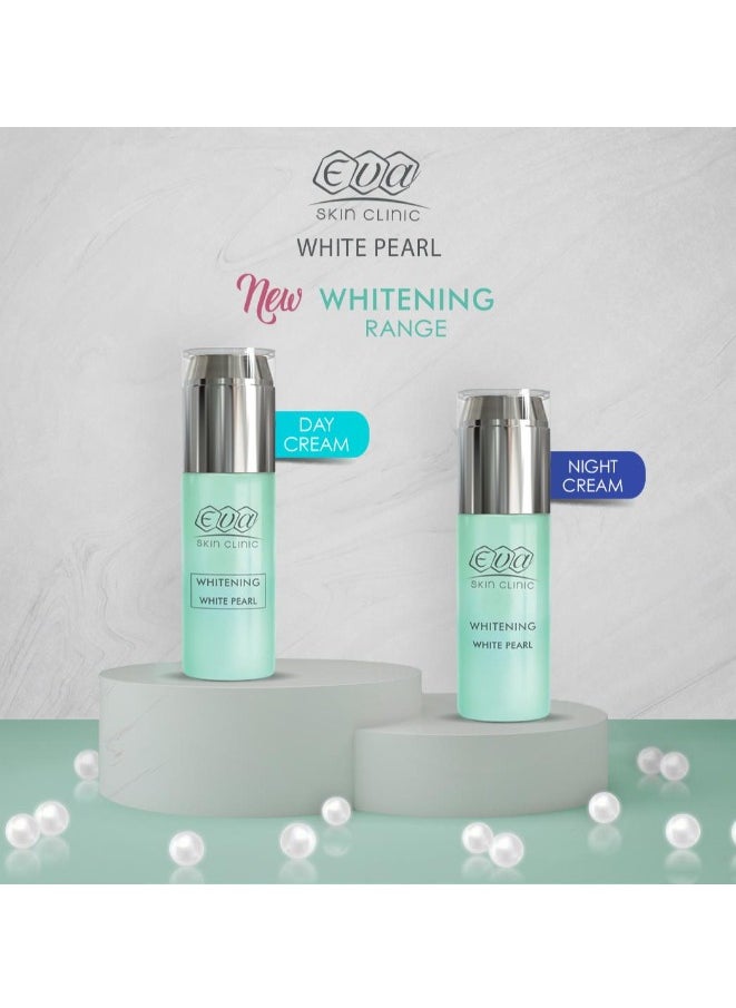 Eva - Skin Clinic White Pearl Night Cream - Whitening & Anti-Aging - (50ml) - Image 1