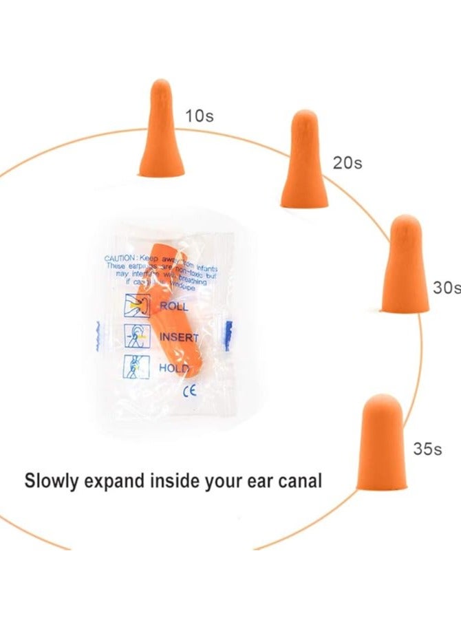 سدادات أذن فوم فائقة النعومة للنوم، تقليل الضوضاء والسفر – حماية مريحة للسمع – 3 أزواج - Image 2