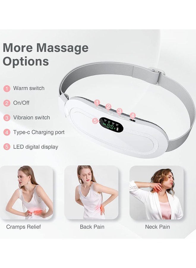 Yameem Portable Cordless Heating Pad, Electric Waist Belt Device, Fast Heating Pad With 3 Heat Levels And 4 Massage Modes  - Image 3