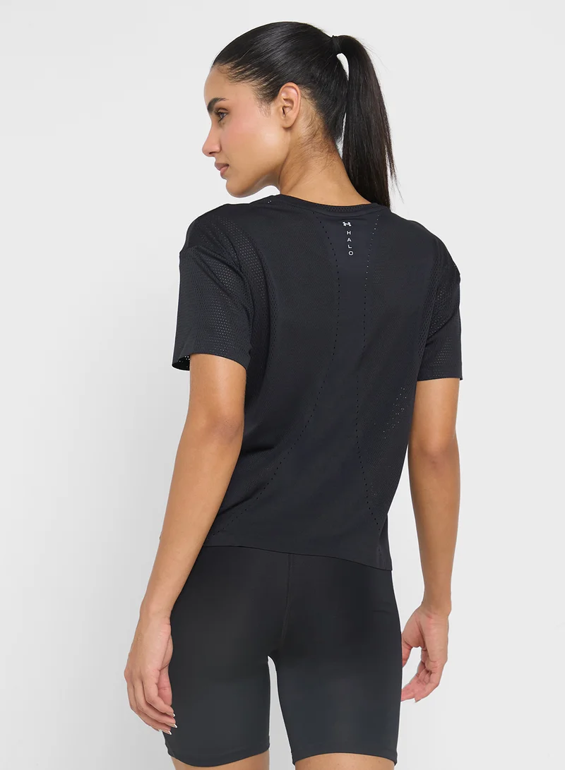اندر ارمور UA Men's Logo Embroidered Heavyweight Short Sleeve