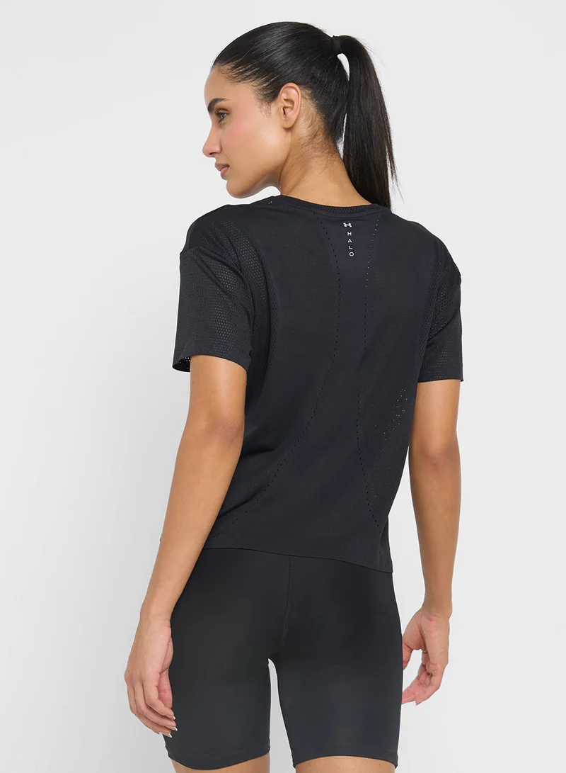 اندر ارمر شعار  مطرز بأكمام قصيرة ثقيلة