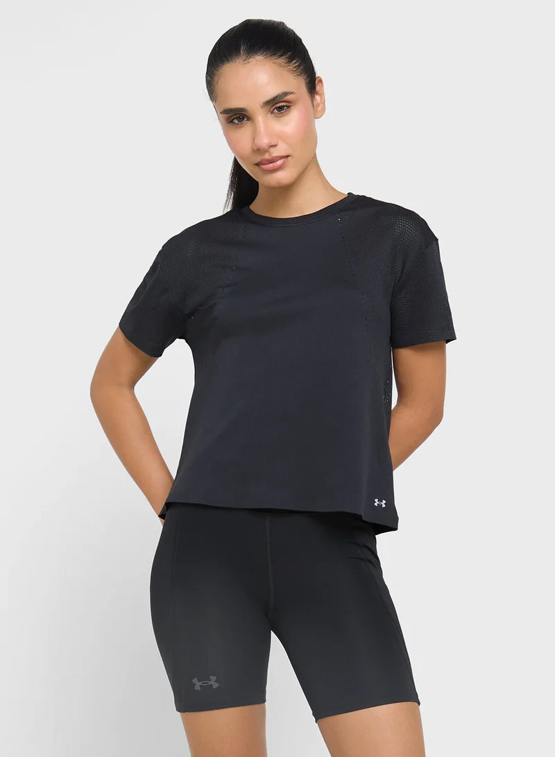 اندر ارمر شعار  مطرز بأكمام قصيرة ثقيلة