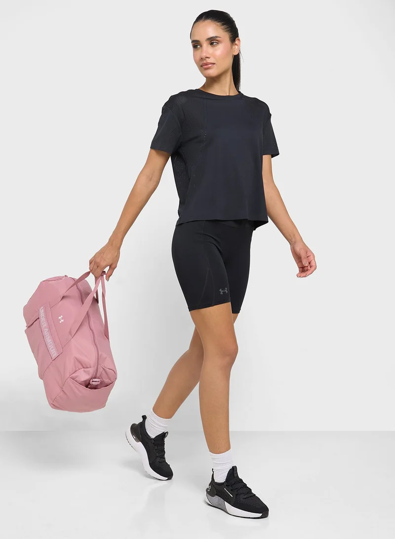 UNDER ARMOUR  UA Logo Embroidered Heavyweight Short Sleeve for Women | Best Price UAE
