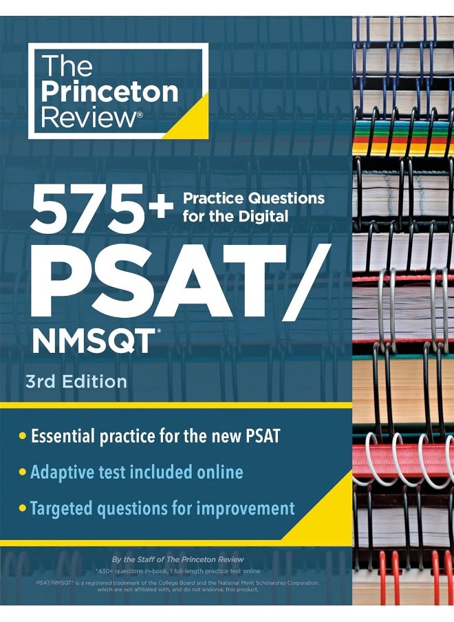 575+ Practice Questions for the Digital PSAT/NMSQT, 3rd Edition: Extra Prep for an Excellent Score (Book + Online)  - Image 1
