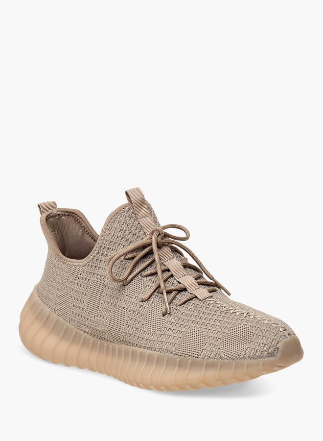 Oaklan by Shoexpress Textured Lace-Up Sports Shoes  - Image 1