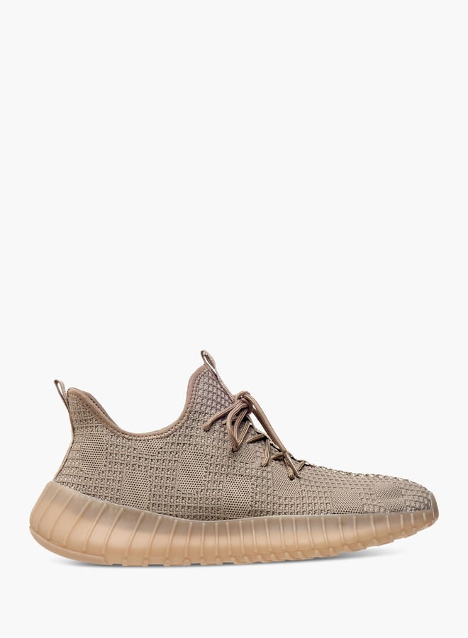 Oaklan by Shoexpress Textured Lace-Up Sports Shoes  - Image 3