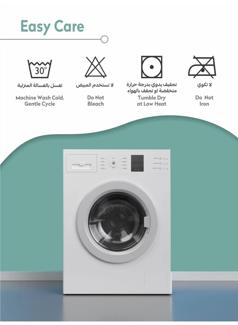 دوناتيلا طقم مفرش سرير 2 قطعة مقاس مفرد ونص يناسب سرير 120×200 , تصميم مشجر انيق , مايكروفايبر فائق النعومة , يناسب جميع الفصول