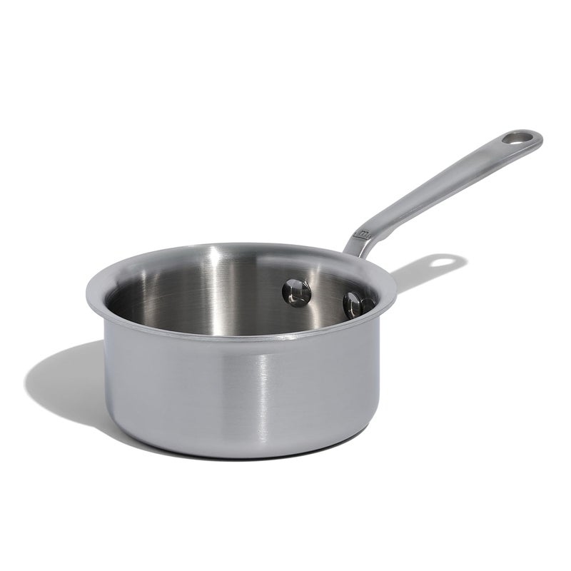 Made In Cookware  34 Quart Stainless Steel Butter Warmer  5 Ply Stainless Clad  Professional Cookware  Crafted in Italy  Induction Compatible