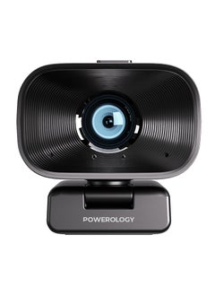 1080p Web Cam with 5x Digital Zoom Built-In Mic and Speaker - Black