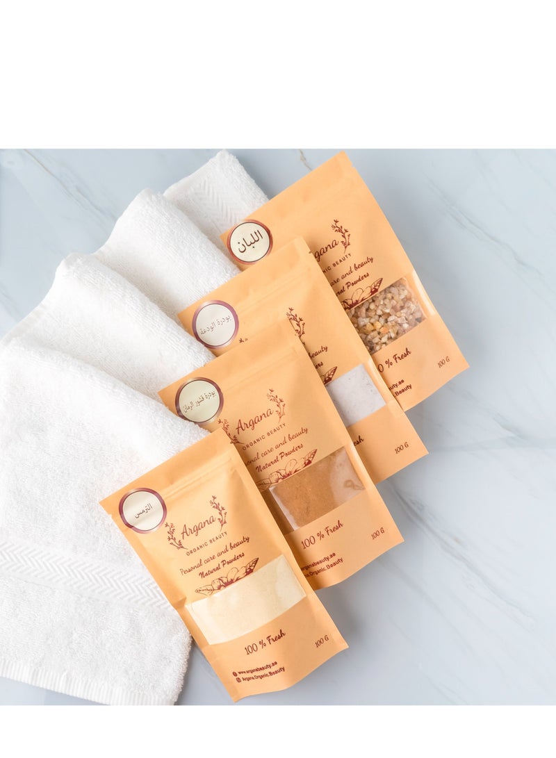 Argana Organic Beauty  Argana Beauty Pomegranate Peels Powder An Aging Hero Help detoxify the skin Speeds Up Cell Regeneration Has An Antimicrobial Effect & Rich Source Of Vitamin C - Premium Quality 100G  - Image 5