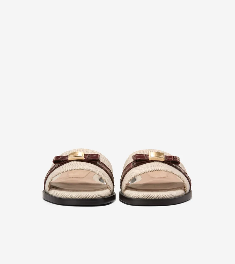 Cole Haan  Women's Go-To Emalia Slide Bow Sandals for Women | Best Price UAE