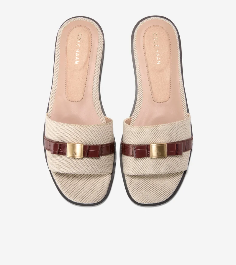 Cole Haan  Women's Go-To Emalia Slide Bow Sandals for Women | Best Price UAE