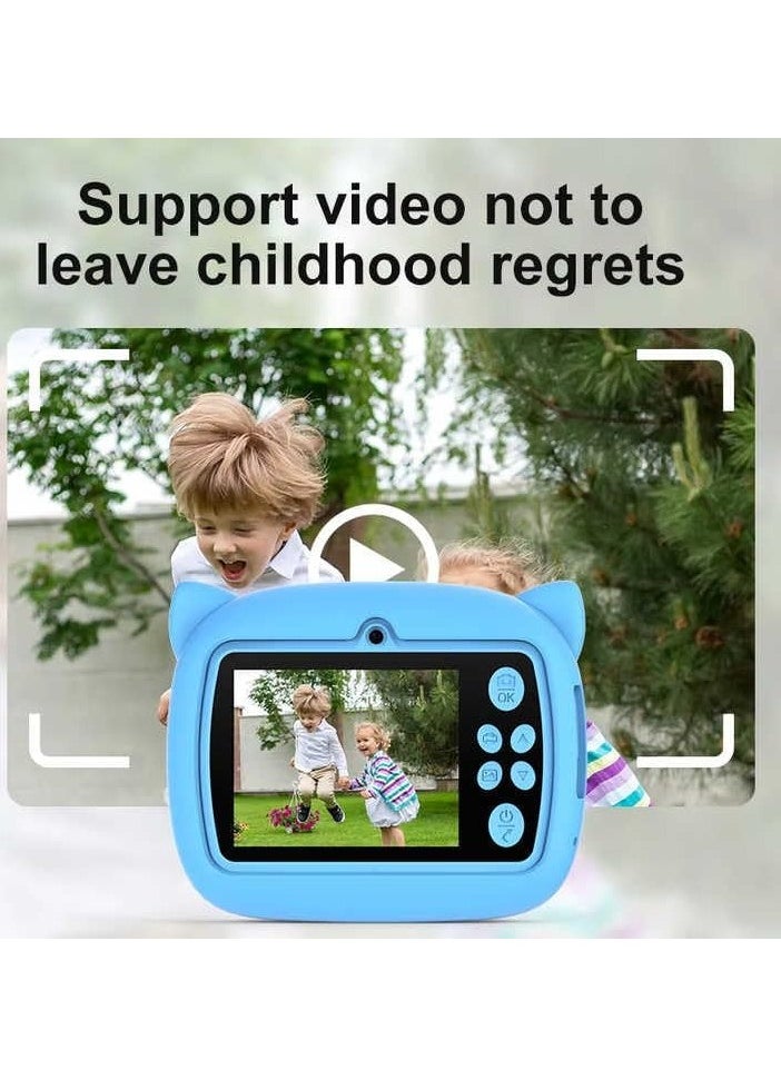 Generic Kids Rechargeable Camera with Instant Print - 1080P Portable HD Digital Camera for Boys & Girls, Dual Cameras, 2.4" LCD Screen, Mini Thermal Inkless Printing – Perfect Gift  - Image 3