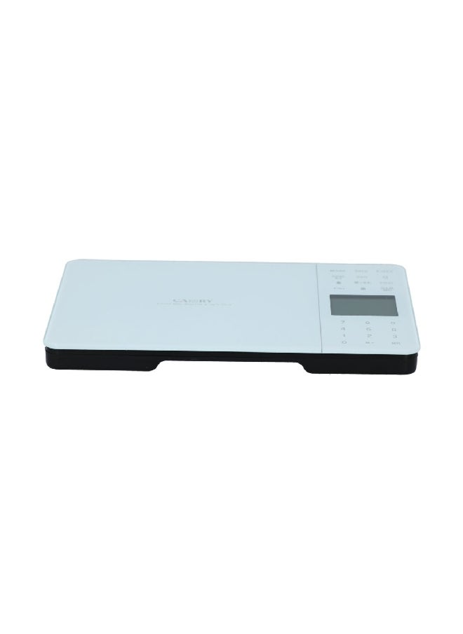 CAMRY - Electronic Kitchen Scale Light Grey 5 kg EN105 - Image 1