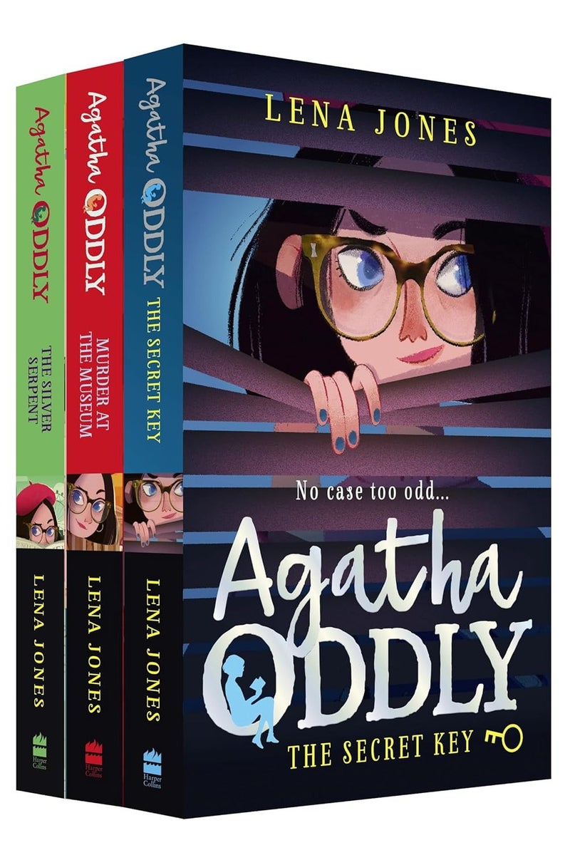Agatha Oddly Series 3 Books Collection Set by Lena Jones (The Secret Key, Murder at the Museum & The Silver Serpent) - Image 1