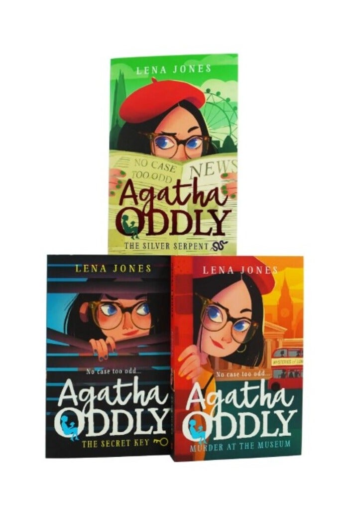 Agatha Oddly Series 3 Books Collection Set by Lena Jones (The Secret Key, Murder at the Museum & The Silver Serpent) - Image 2