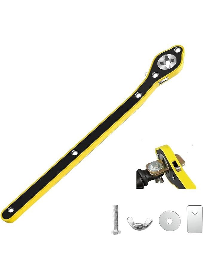 TONSYL TONSYL Auto LaborSaving Jack Ratchet Wrench with Long Handle Jack Ratchet Wrench for Scissor Jack Lug Wrench for Tire Jack Car Jack Wrench Positive and Reversal Knob Design  - Image 1