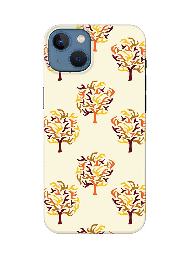 Stylizedd Case for Apple iPhone 14 Slim Snap Classic Series Mobile Cover Hard PC Shield Matte Finish Print - Fiery Fall
