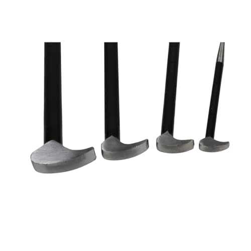 K-Tool International K Tool International 71600 4 Piece Pry Bar Set for Garages, Repair Shops, and DIY, Lady Slipper Style, Heavy Duty Heat Treated Steel, Rolling Head, Organizing Case, Includes Sizes 6", 12", 16", 20" - Image 2