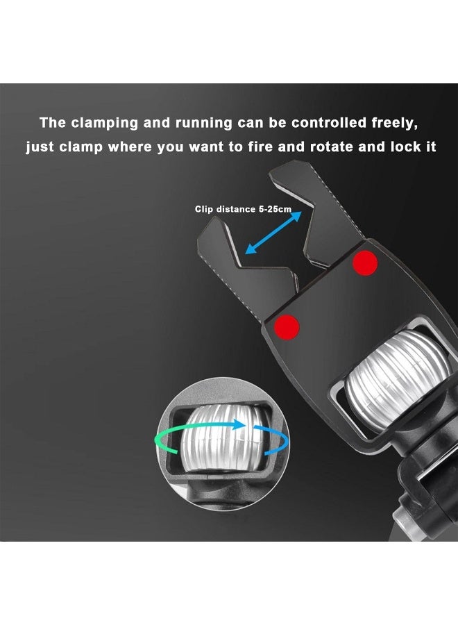 Rearview Mirror Car Phone Holder – 360° Rotation, Adjustable Clamp 65–90mm, One-Click Mount, Universal for Smartphones, Dashboard & Backseat Use, Easy Installation, Shockproof Grip, Hands-Free Driving CJ-201 - Image 5